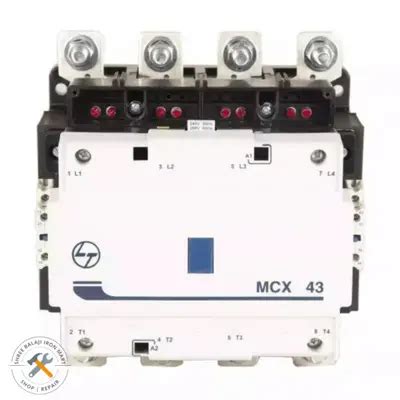 L&T Lauritz Knudsen MCX 43 Contactor 400A 4 Pole + (2NO + 2NC) - CS97025