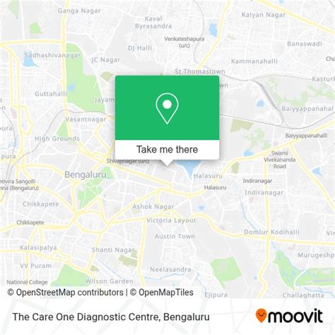 How to Get to The Care One Diagnostic Centre in Ulsoor by Bus or Metro?
