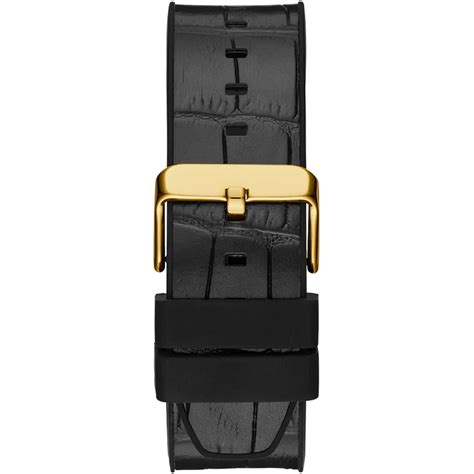 GUESS Mens Black Gold Tone Multi-function Watch – The Watch Factory