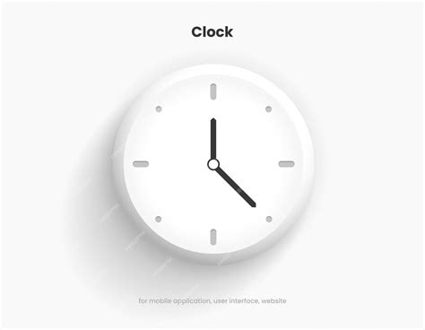 Premium Vector | 3d time and clock symbol. date, time, era, duration, period, span, hour, minute ...