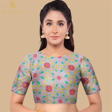 Raw Silk Turkish Print Karanfil Fabric – Khinkhwab
