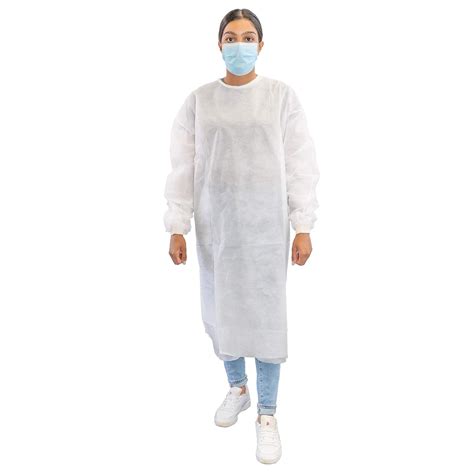 Made in India Disposable Isolation Gowns – Unisex Medical PPE with Knit ...