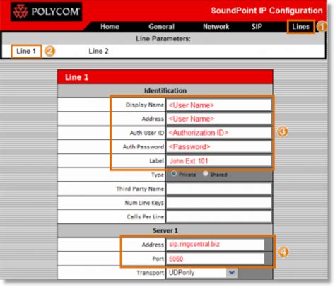Manual Provisioning -­ Polycom IP Phone | AT&T Office@Hand #5706 - Asecare