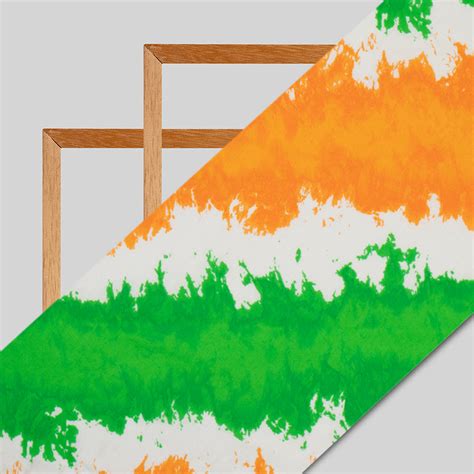 Tricolor Tye And Dye Pattern Digital Print Cotton Cambric Fabric ...
