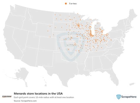 Number of Menards locations in the USA in 2026 | ScrapeHero
