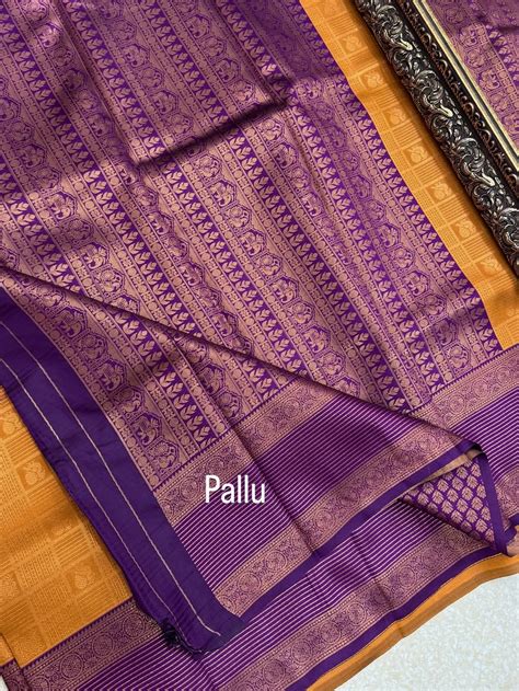 MUSTARD ART SILK SAREE WITH MAGENTA BORDER – Theja Couture