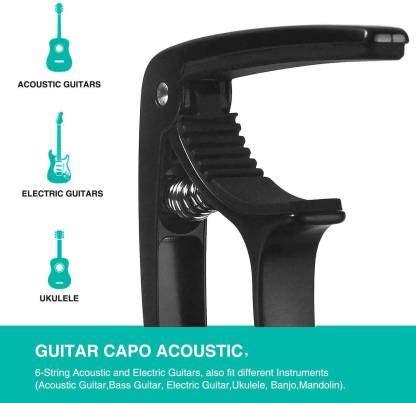 BLUEBERRY Capo-10 Acoustic Spring Guitar Capo Price in India - Buy ...