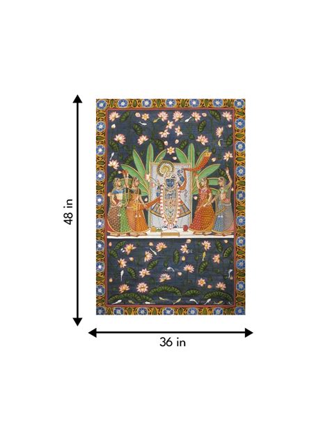 Buy Shrinathji Pichwai Painting | Lord Krishna Pichwai Art | Rajasthan