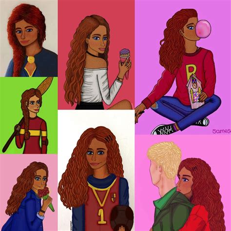 Samesanegirl — 🌹Rose Granger-Weasley🌹 She has wildly curly auburn...