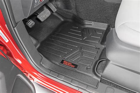 Rough Country Floor Mats | FR & RR | Crew Cab | Nissan Frontier 2WD/4WD ...
