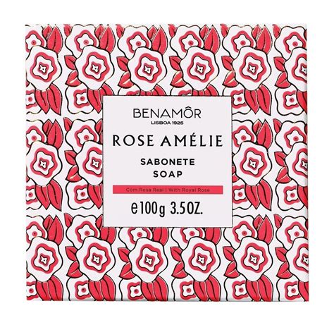Восстанавливающее парфюмированное мыло с ароматом розы Benamor Rose ...