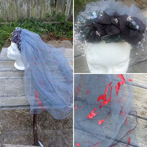 Corpse Bride Costume with Veil 的图像结果