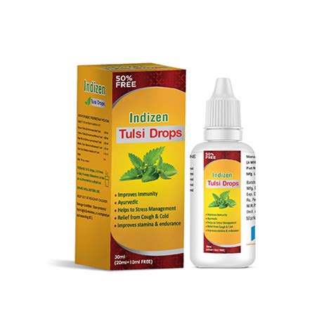 INDIZEN TULSI Drops Indizen Pharmaceuticals