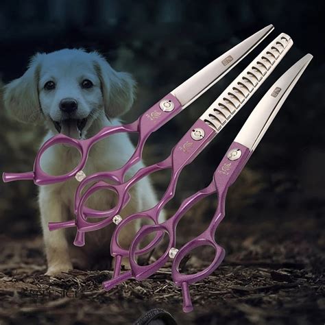 ペットシザーセット 3本 6.5インチ カーブシザー 25度 ストレートシザー セニング 85% はさみセット 犬 猫 トリマー | ABC ...