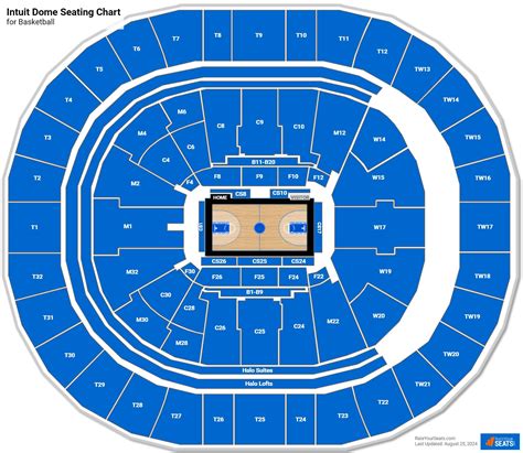 Intuit Dome Basketball Seating Chart - RateYourSeats.com