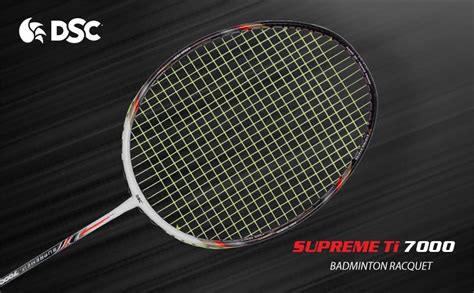 DSC Supreme 7000 Graphite Badminton Racquet (Strung) : Amazon.in ...