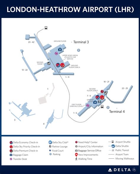 London-Heathrow Airport map | Delta News Hub