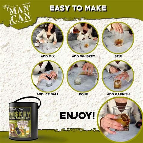 Man Can - Whiskey Cocktail Making Kit