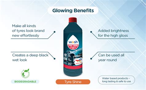 TotalEnergies Wash Tyre Shine 500ML : Amazon.in: Car & Motorbike