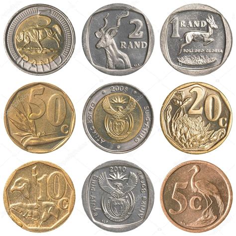 South african rands coins collection set — Stock Photo © asafeliason #127656174