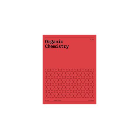 Buy Organic Chemistry Hexagonal Notebook: 120 pages, 8.5 x 11 with 0.5 ...