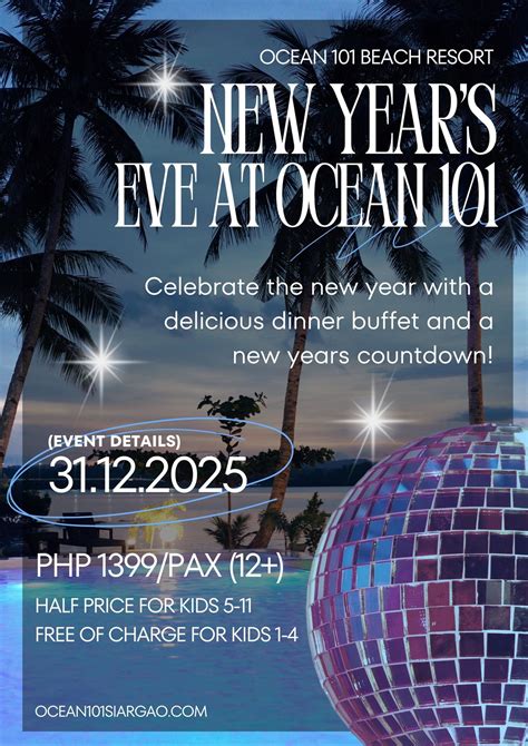 New Years Eve at Ocean 101, Ocean 101 Beach Resort, General Luna ...