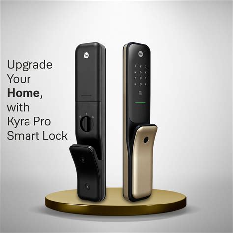 Yale Kyra Pro, Push Pull Smart Lock, with fingerprint, PIN, RFID, Manu ...