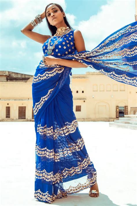 8 Designer Gota Patti Saree Designs Perfect for Summer Weddings
