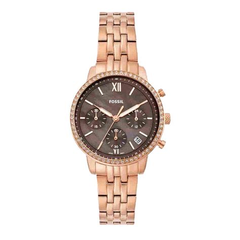 Buy Fossil Womens 36 mm Neutra Mother of Pearl Dial Stainless Steel ...