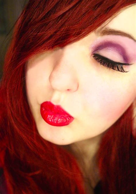 Image result for Jessica Rabbit Transformation Makeup Tutorial