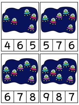 Image result for Alien Math Activity Preschool