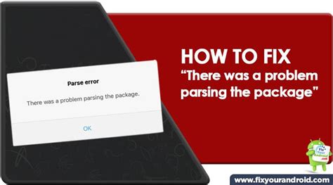 Image result for Parse Error Fix without Android Update
