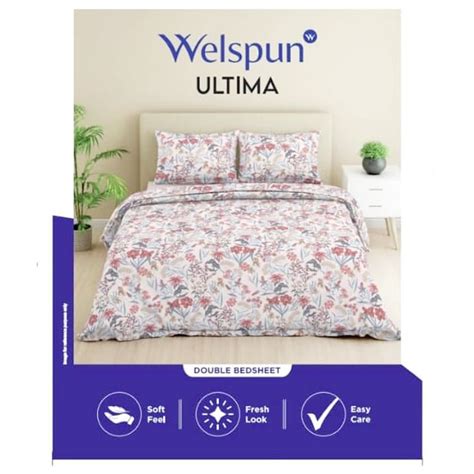 Di0013 Welspun Ultima Double Bedsheet with 2 Pillow Covers Set – Amd-Deodap