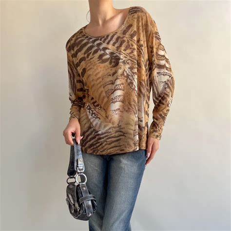 Women's Tan Blouse | Depop