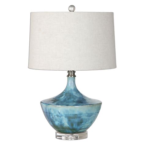Uttermost Table Lamps 27059-1 Chasida Blue Ceramic Lamp | Mueller ...