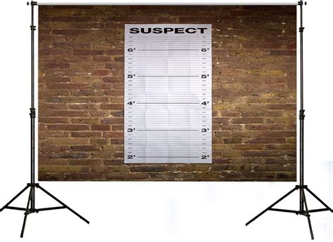 PHMOJEN Police Lineup Mugshot Backdrop Vinyl 5x7ft - India | Ubuy