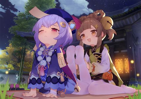 qiqi, yaoyao, and dusky ming (genshin impact) drawn by tsubasa_tsubasa ...