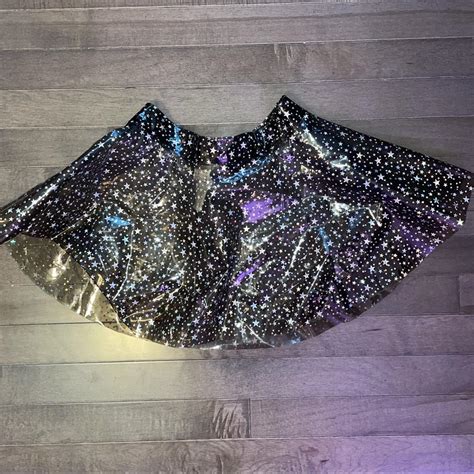 Iheartraves pvc rave skirt. Fits xs or s best,... - Depop
