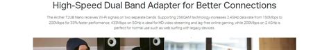 Buy Tp-Link Archer T2UB Nano Wi-Fi Bluetooth 4.2 USB Adapter at Best ...