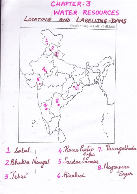 Bhakra Nangal Dam Map