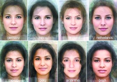 4000女性照片合成取样 科学家绘世界女性“平均脸” _湖北频道_凤凰网