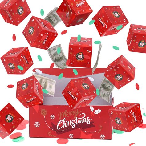 Amazon.com: BABORUI Money Surprise Box - Christmas Gift with Confetti ...