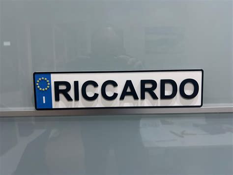 Customizable Italian License Plate by L infisso - MakerWorld