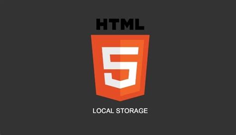 HTML5 Local Storage 的图像结果