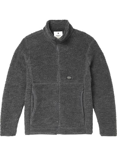 Snow Peak - Wool-Blend Fleece Jacket - Gray Snow Peak