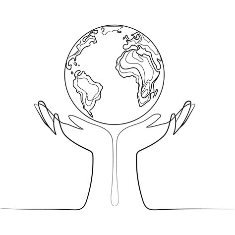 Polluted Earth Drawing
