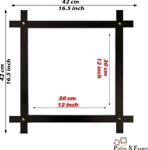 Poster N Frames Cross Wooden Frame Hand-Crafted with photo of Flower ...