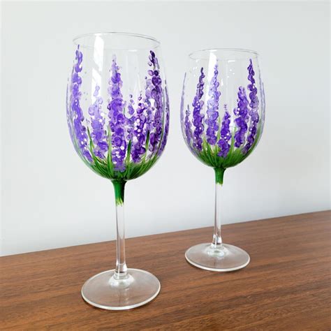 Paint & Sip: Lavender Wine Glasses | Chiles Family Orchards