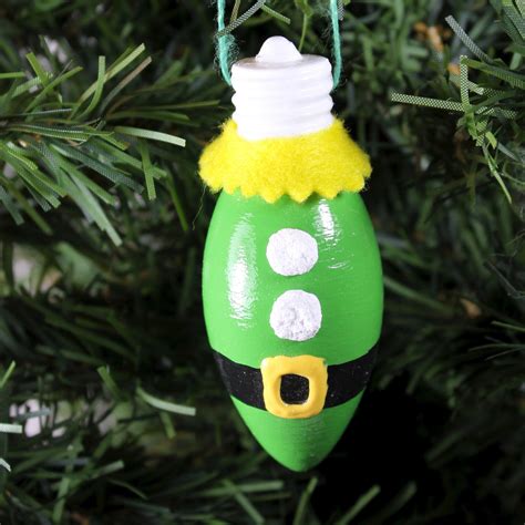 Light Bulb Ornament Christmas Craft