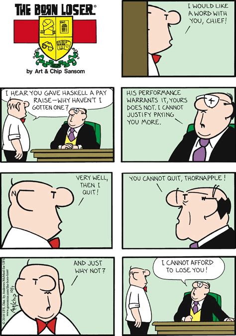 The Born Loser by Art and Chip Sansom for October 07, 2018 - GoComics